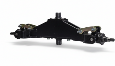 REMAN TOYOTA FORKLIFT 8FGCU18 COMPLETE STEER AXLE ASSEMBLY W/ CYLINDER (SPINDLE TO SPINDLE) - TY43110U125171