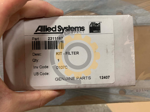 Allied Hyster W6F, W6G, W8L 2311167 KIT - FILTER, W6F/W6G/W8L PC 