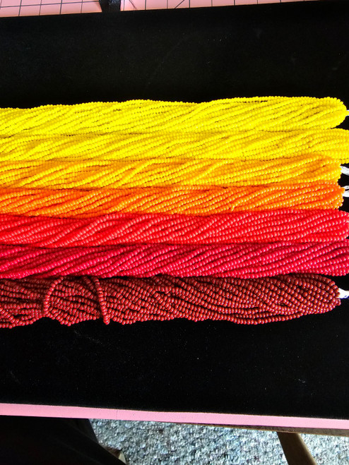 Fire Colors Opaque Bead Bundle 11/0