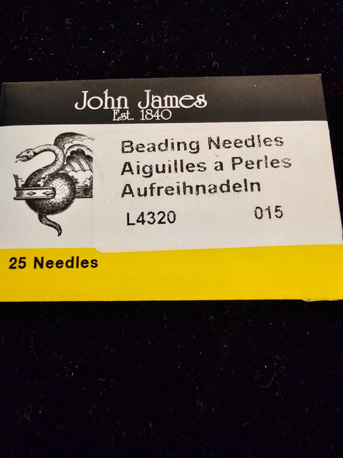 John James Sz 15 Beading Needles