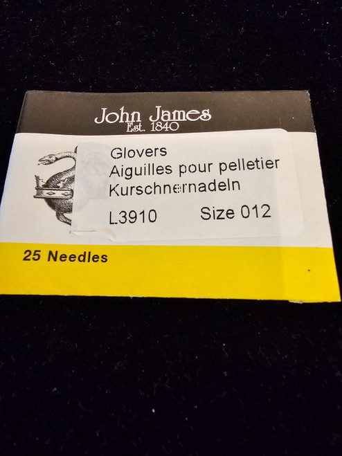 John James Glovers Needles Sz 12
