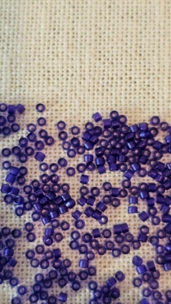 Dyed Matte Transparent Violet Delica 11/0 DB-785