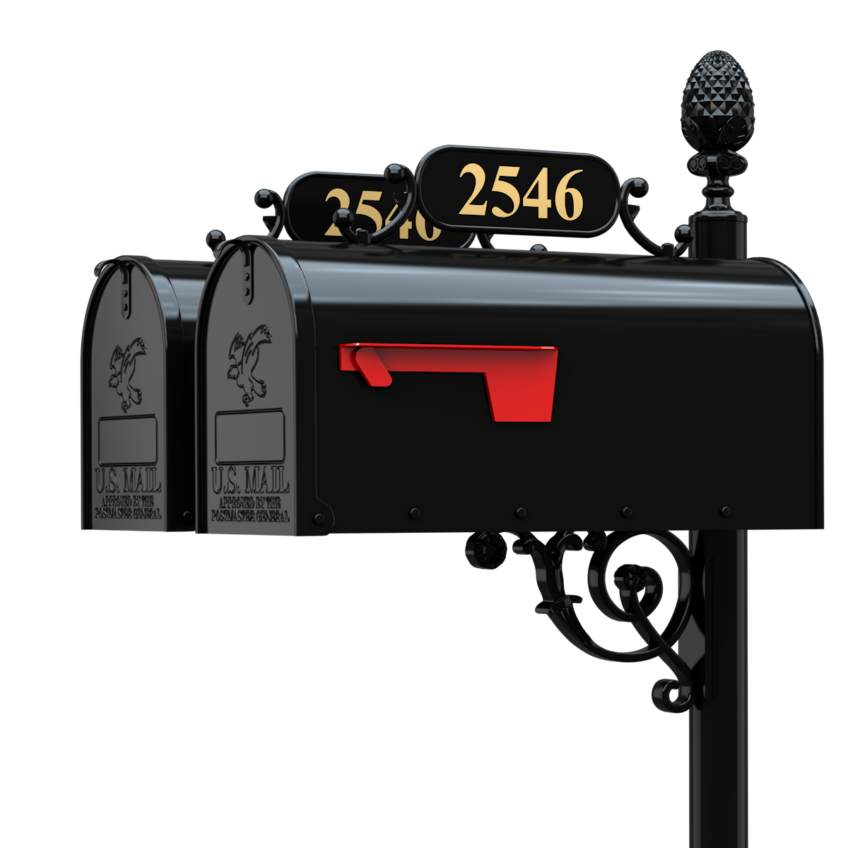 Charleston Duplex Mailbox System Addresses of Distinction