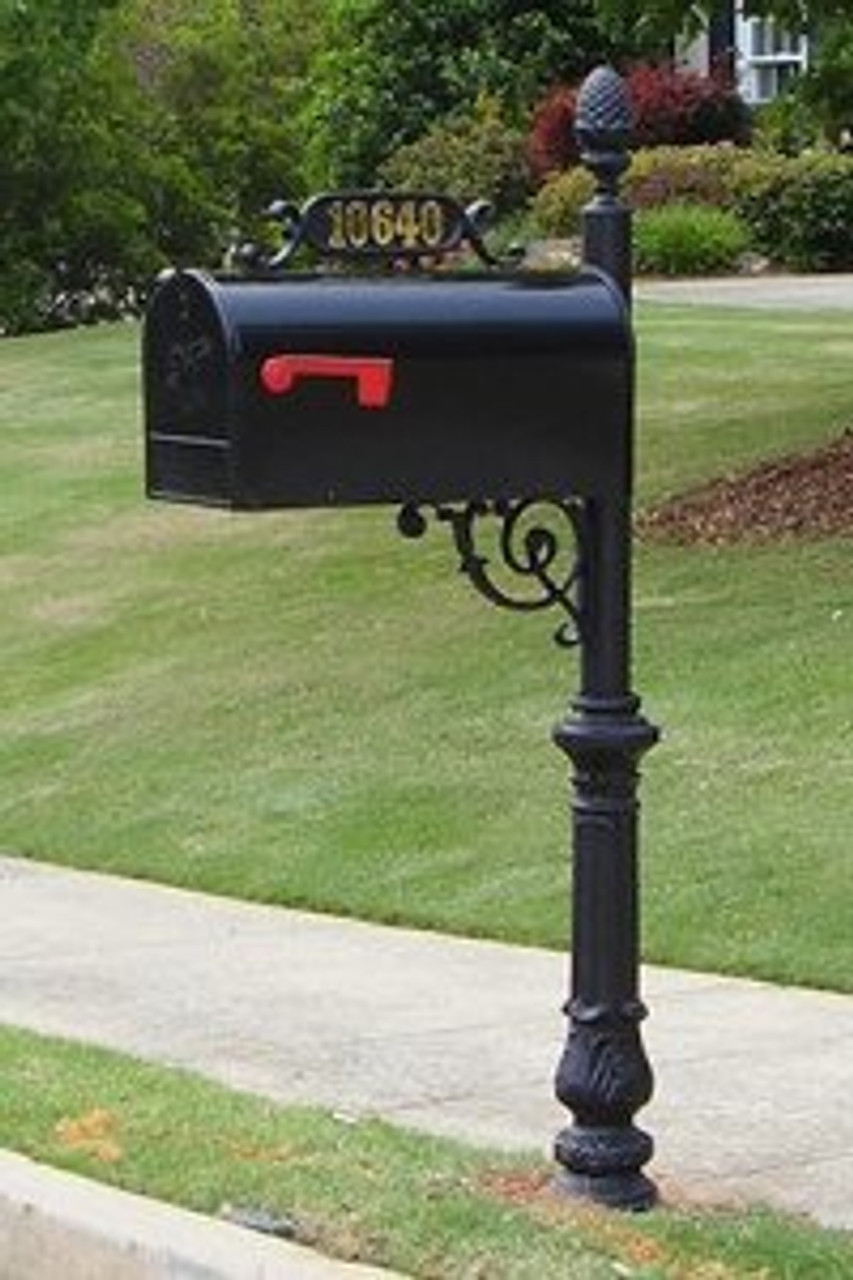 Tamanini Homes Charleston Mailbox System (Std MB, 2" AOD Brass