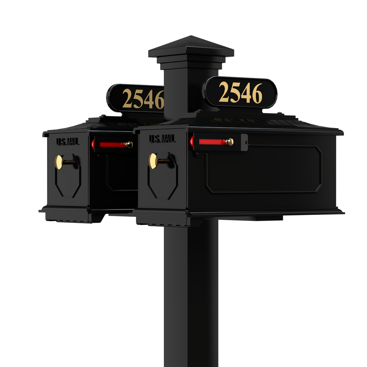 Mailbox System Augustine Duplex Mailbox System - Addresses of Distinction