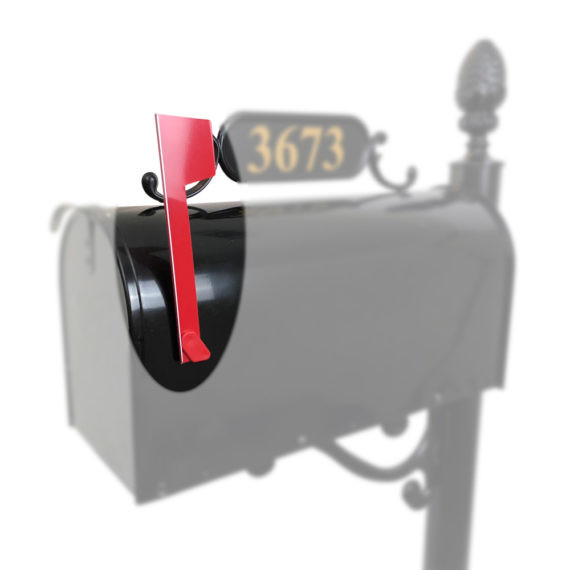 Standard Size Black Mailbox Addresses of Distinction