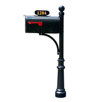 Product image may not contain all the features of this custom built mailbox system.