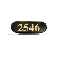 Williamsburg Number Plate #8 (Gold Vinyl Numbers) WS