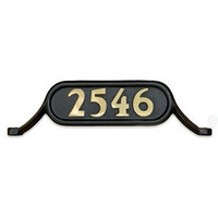 Heron Bay Williamsburg Number Plate #2 (Brass Numbers)