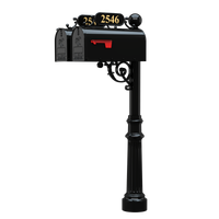 Avenues Duplex Mailbox System with Standard Mailboxes