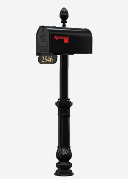 Olde Peachtree Townhomes- Cypress large  Mailbox System ,2" Gold Vinyl
