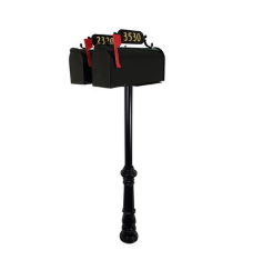 Jefferson System Duplex (Standard MB, 3" pole, 2" Gold Vinyl Numbers)