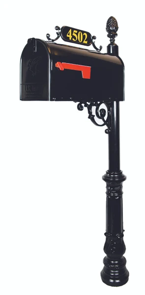 Edgewater Cove  - Charleston Mailbox (Large MB, 2" Williamsburg Brass )