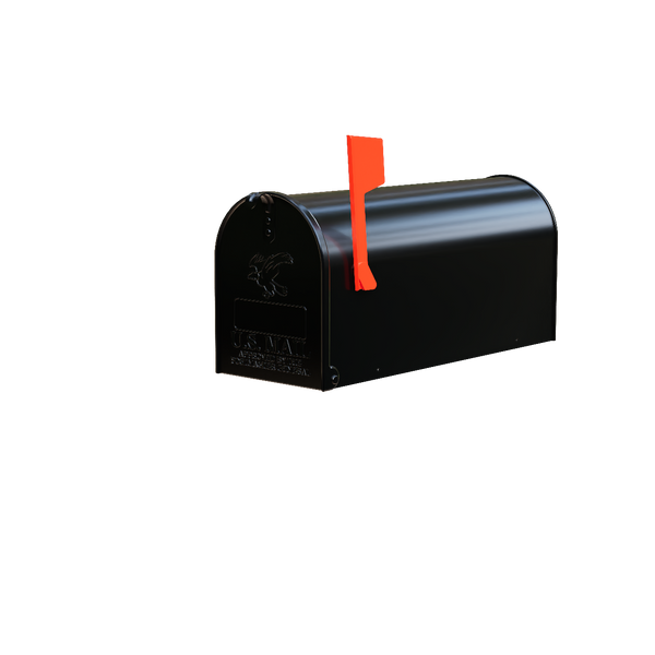 Wyngate   Standard Size Black Mailbox