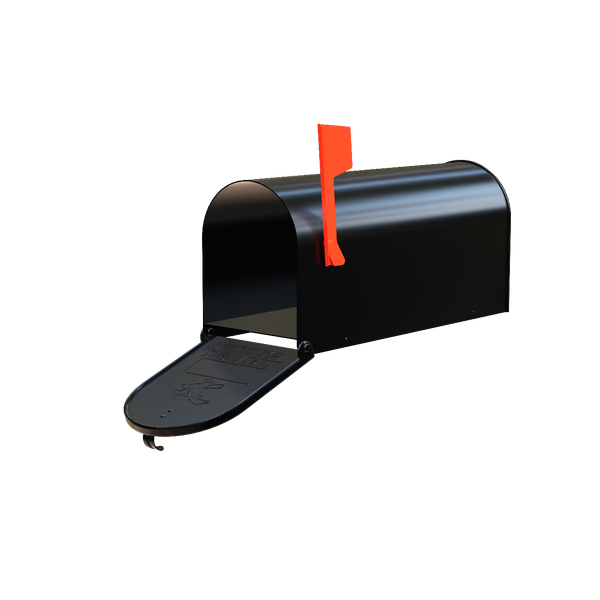 Wyngate   Standard Size Black Mailbox