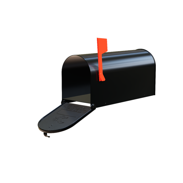 West Lakes HOA  Standard Size Black Mailbox