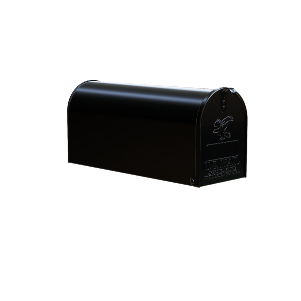 Standard Size Black Mailbox