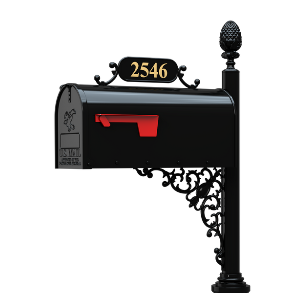 Magnolia Mailbox System with Large Mailbox