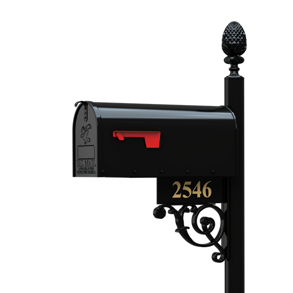 Essex Mailbox System with Standard Mailbox