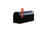 Standard Size Black Mailbox WS