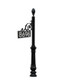 Avignon HOA  - Custom Address Marker (3" Charleston Address Marker with 4" Silver TNR Numbers and Corinthian Base)