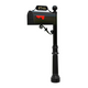 Heron Bay Community - Custom Standard Mailbox Style (L-Bracket, 6” Channel, S-Scroll, Plate 2, Williamsburg 2” Brass Numbers)