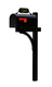 Thornwood Park - Custom Glenbrooke Standard Mailbox System with Number Plate 2, and 2" Gold Vinyl Numbers.