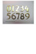 Edgewater Cove  2" Williamsburg Brass Numbers