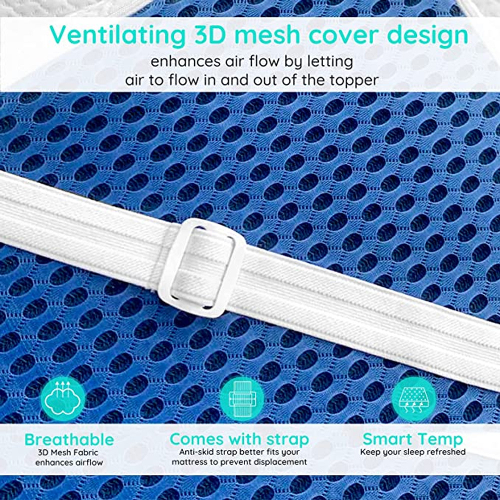 WAVVvibe Memory Foam Mattress Topper