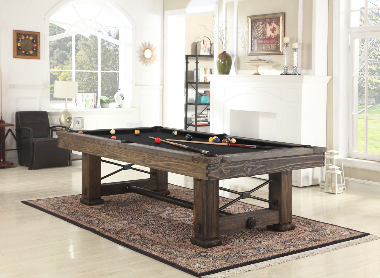 blue slate pool table