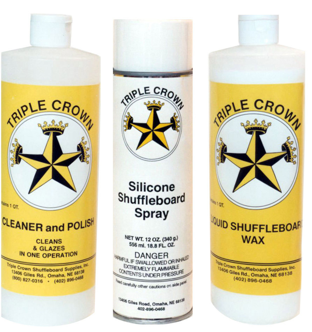 Playcraft Triple Crown Silicon Shuffleboard Spray 2-Pack