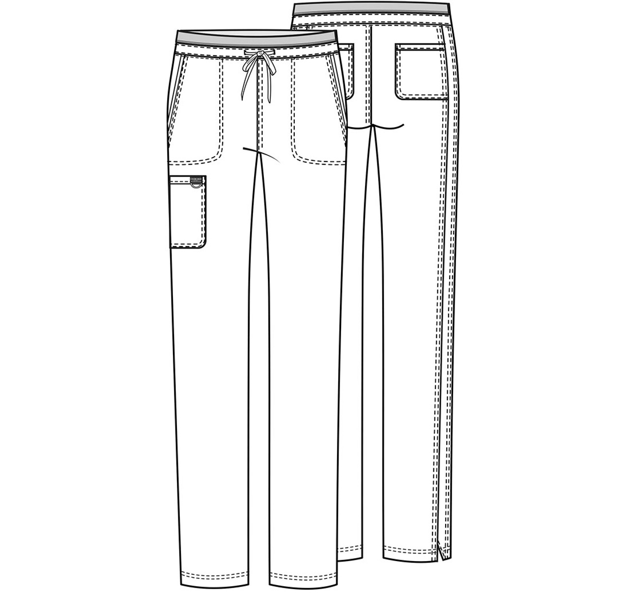 Mid Rise Tapered Leg Drawstring Pant (WW105) [WW105] - $32.98 : Iniforme  Vogue, Scrubs, Estheticians, Lab Wear, Restaurant Wear, Work Wear,  Footwear