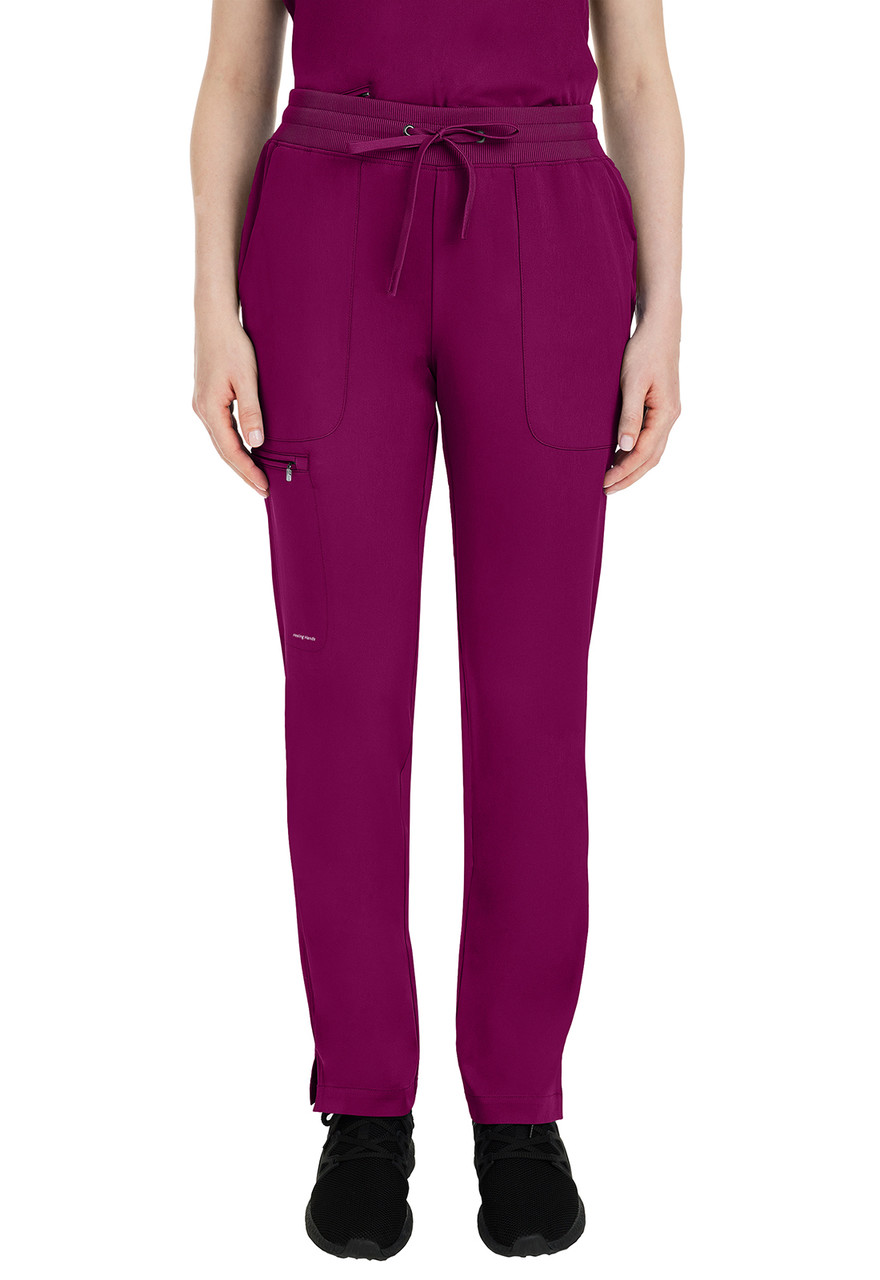 9575P Petite HH Works Renee Jogger With Full Elastic Waistband And  Drawstring Pant 