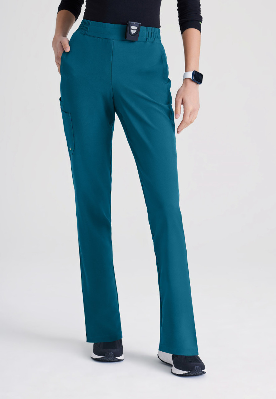 Hybrid sage blue sports pants – Sabē Athletic