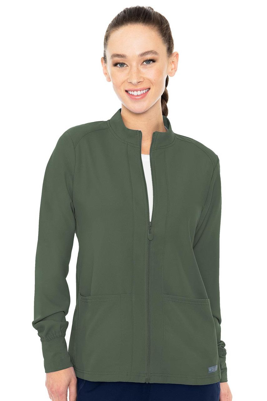 2660 Insight Women's Zip Front Scrub Jacket by Med Couture