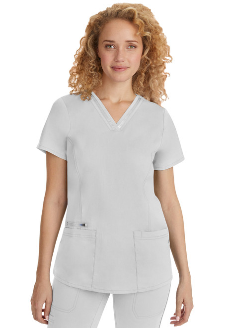 Healing Hands Purple Label 2278 Jasmin Scrub Top | Women's Scrub Tops Front Image