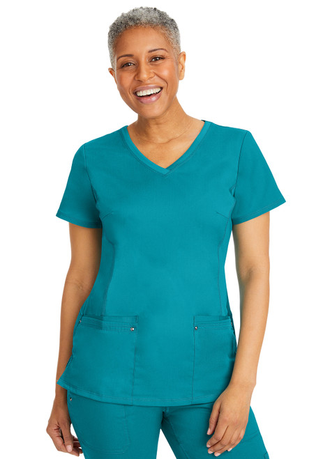 Healing Hands Purple Label 2245 Juliet Scrub Top | Women's Scrub Tops Front Image