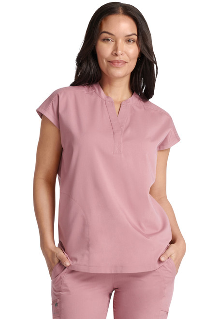 Pruple Label 2252 Journey Scrub Top Front