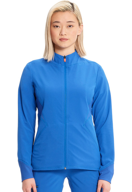 Cherokee Infinity GNR8 IN320A Women's Zip Front Scrub Jacket - Front