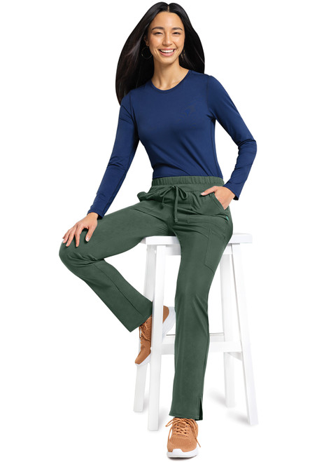 Inspira IP072A Straight Leg Scrub Pants Image Front