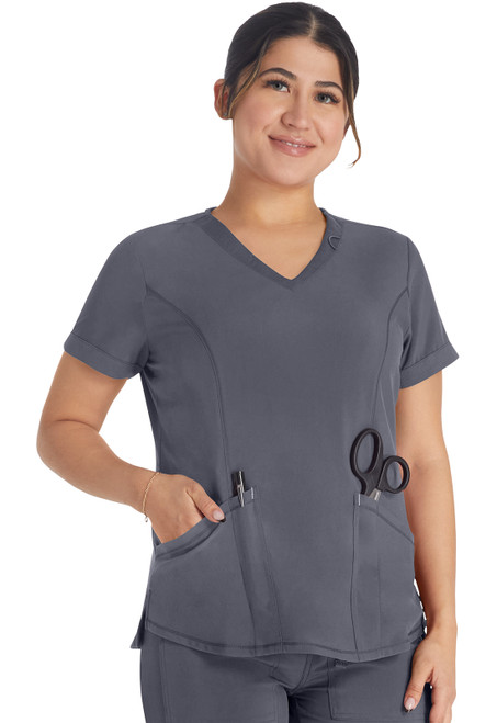 Inspira IP790A V-Neck Scrub Top Image Front