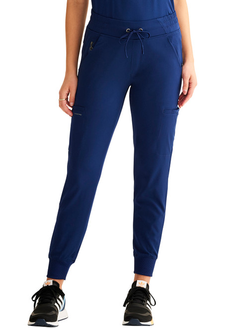 Healing Hands HH Works HH050 Women's Rhea Jogger Scrub Pants with 4 Way Stretch Front Image