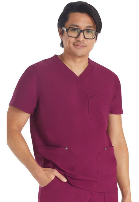 EDS NXT DK677 Men's V-neck Scrub Top | Men's Tops