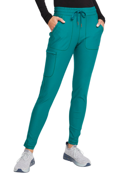 Cherokee Form CK095 Women's Mid Rise Skinny Scrub Pants - Front Image