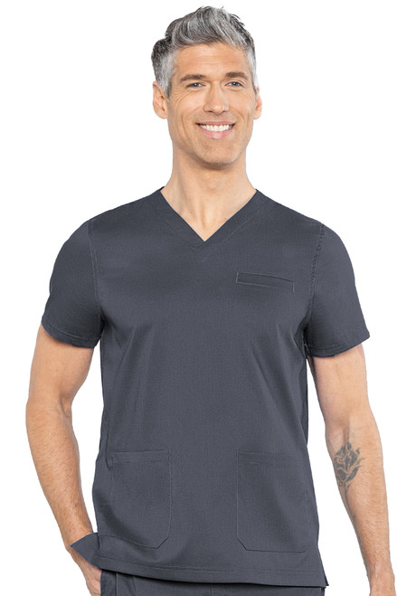 7477 Touch 7477 Mens Wescott Three Pocket Scrub Top by Rothwear | Men's Tops Front Image