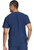 Cherokee Infinity CK900A Men's Athletic Fit V-Neck Scrub Top BACK