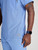 Skechers SK0112 Men's Structure V-Neck Scrub Top by Barco Detail