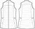 HH Limited Edition HH500 Women's Quilted Vest - Line Drawing