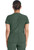 Inspira IP849A Henley Scrub Top Image Back