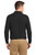 Port Authority Silk Touch Men's K500LS Long Sleeve Polo Shirt Model Image Back